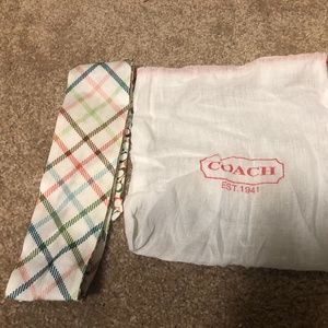 Coach silk scarf